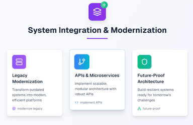System Integration & Modernization